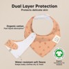8pk Organic Baby Bandana Bibs, Baby Drool Bibs for Baby Boy, Girl, Baby Bibs for Infant, Newborn - 2 of 4