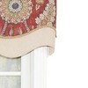 Wakeshire Glory All Season 3" Rod Pocket Valance 50" x 16" Garnet by RLF Home - 3 of 4