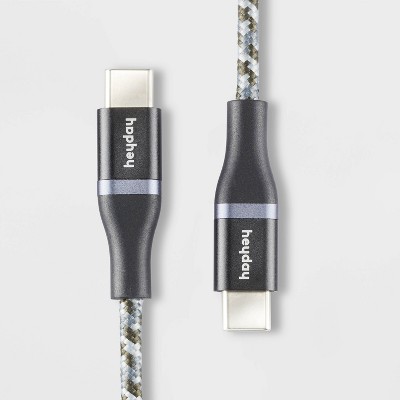 6' Lightning To Usb-a Braided Cable - Heyday™ Black/white/gunmetal : Target