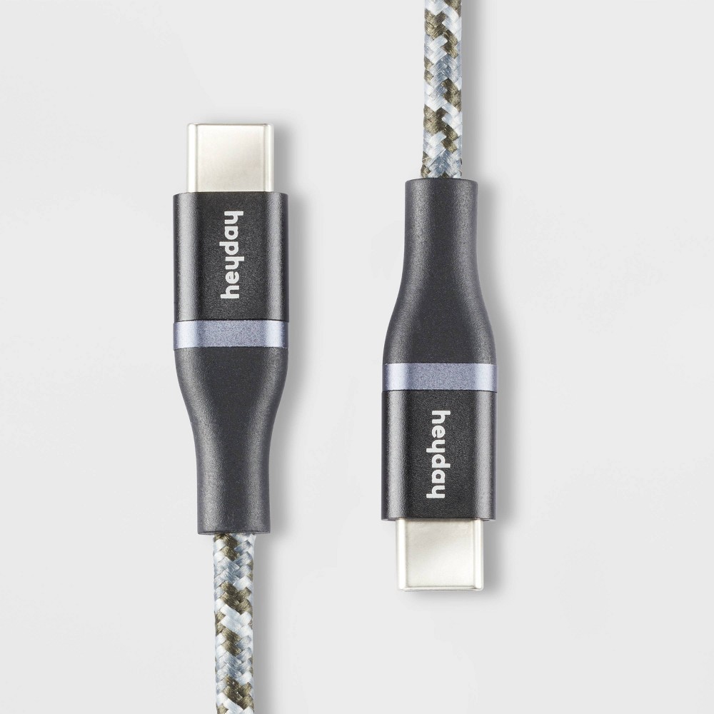 6' USB-C to USB-C Braided Cable - heyday™ Black