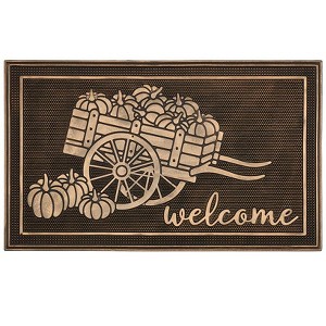 The Lakeside Collection Welcome Garden Wagon Rubber Doormat or Set