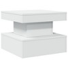 vidaXL Coffee Table White Engineered wood Compact Coffee Table Square - 3 of 4