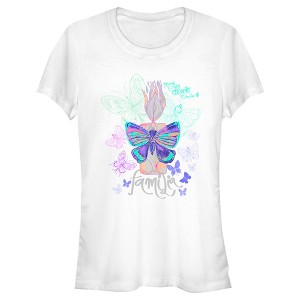 Juniors Womens Encanto Familia Butterfly By Sebas Pakui T-Shirt - 1 of 4