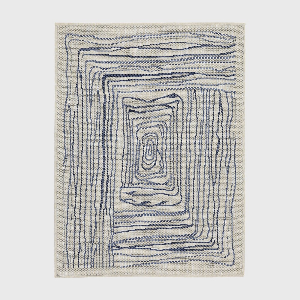 Photos - Area Rug Playa Rug 5'x8': Durable Polyester, UV & Stain-Resistant, Easy Care Area R