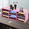 YIYIBYUS Countertop Literature Organizer, Desktop Bill Paper Organizer for Office Home - 3 of 4