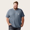 Dalix Ghost Embroidered Soft Cotton Short Sleeve T Shirt Mens - 4 of 4