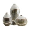 Uttermost Smooth Rustic Modern Blend Earthflow Glazed Outdoor Vases , Set of 3 - 2 of 4