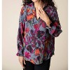 Women's Vintage Print Flounce Shirt - habitat - 4 of 4