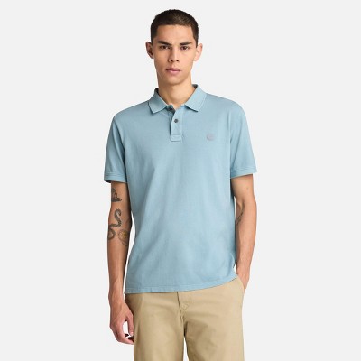 Timberland Men's Oyster River Washed Short-Sleeve Polo Shirt