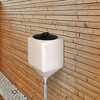 Norwesco 5 Gallon Conical Total Drain Tank for Fertilizer Solutions, Agricultural Chemicals, Plant Foods, and Liquid Feeds, White - 4 of 4