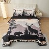 Marcielo 3 Pcs Cabin Lodge Rustic Country Quilt Bedspread Set - 2 of 4