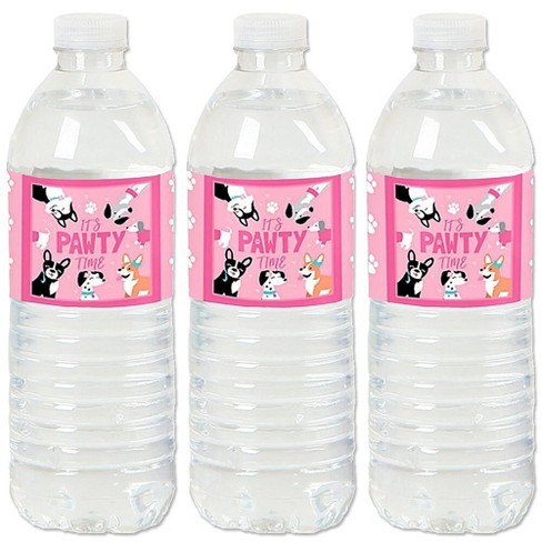 Big Dot Of Happiness It's A Girl - Pink Baby Shower Water Bottle Sticker  Labels - Set Of 20 : Target