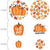 Big Dot of Happiness Fall Pumpkin - Halloween or Thanksgiving Party Giant Circle Confetti - Party Decorations - Large Confetti 27 Count - image 2 of 4