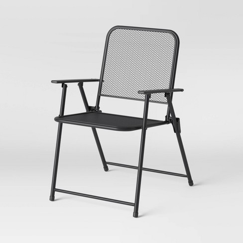 Black metal chairs online target