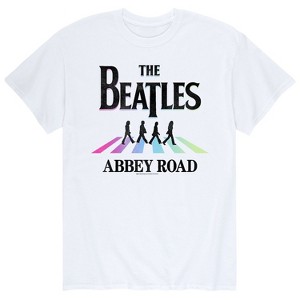 Men's - The Beatles - Abbey Road Rainbow Short Sleeve Graphic T-Shirt - 1 of 4