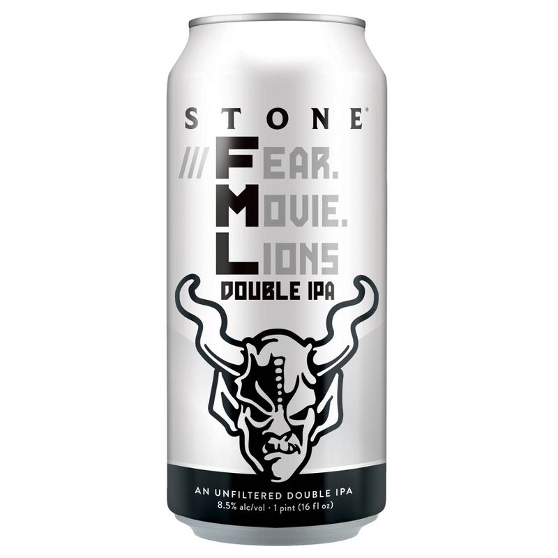 Stone ///Fear.Movie.Lions Double IPA Beer - 6pk/16 fl oz Cans, 2 of 6