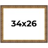 PosterPalooza | Museum Gold Picture Frame - UV Acrylic, Backing Board, Hanging Hardware Included - 2 of 4