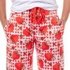 Seven Times Six Strawberry Shortcake Pajama Pants Women's Gingham Print Lounge Bottoms Red - 3 of 4