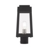 Livex Lighting Oslo 1 - Light Post Light in  Black - 3 of 4