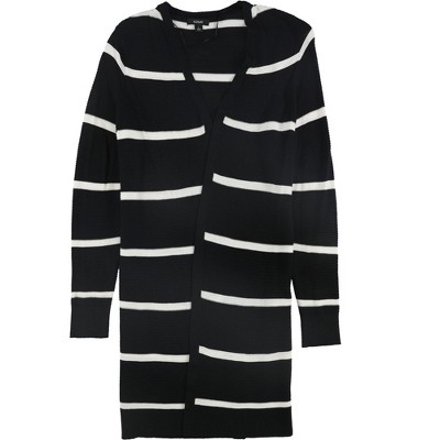 Alfani Womens Striped Duster Cardigan Sweater