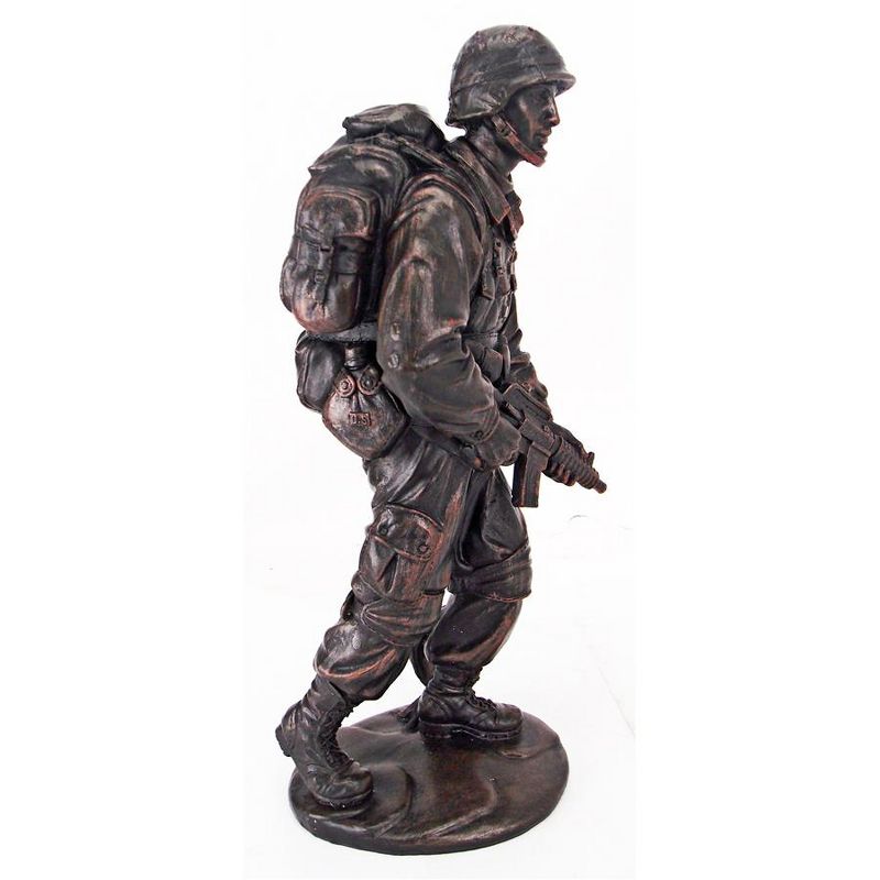 Design Toscano Salute to Our Heroes Military Soldier Statue, 3 of 7