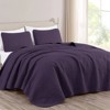 FIONECA Oversized 3 Piece Quilted Bedspread Set Includes Bedspread Matching Shams For Versatile Bedroom Styling - 2 of 4