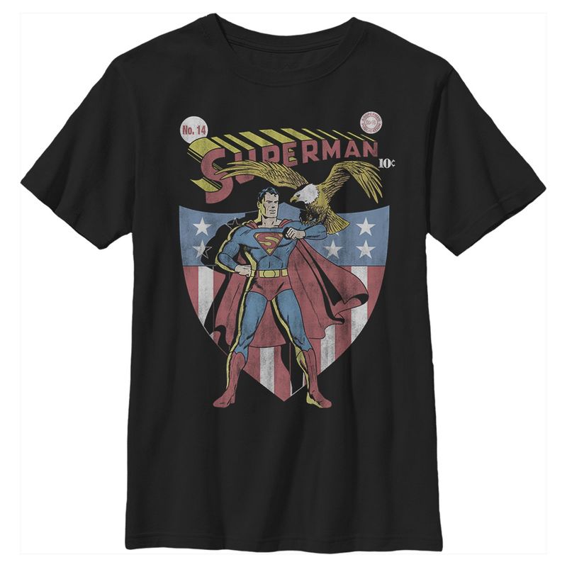 Boy's Superman All-American Hero T-Shirt, 1 of 6