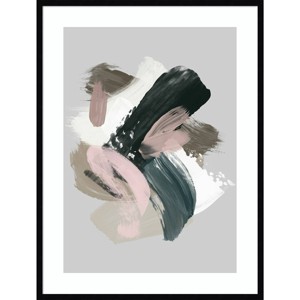 31" x 41" Serene Delight II by Urban Road Framed Wall Art Print Black - Amanti Art: Modern Lithograph, Vertical Layout - 1 of 4