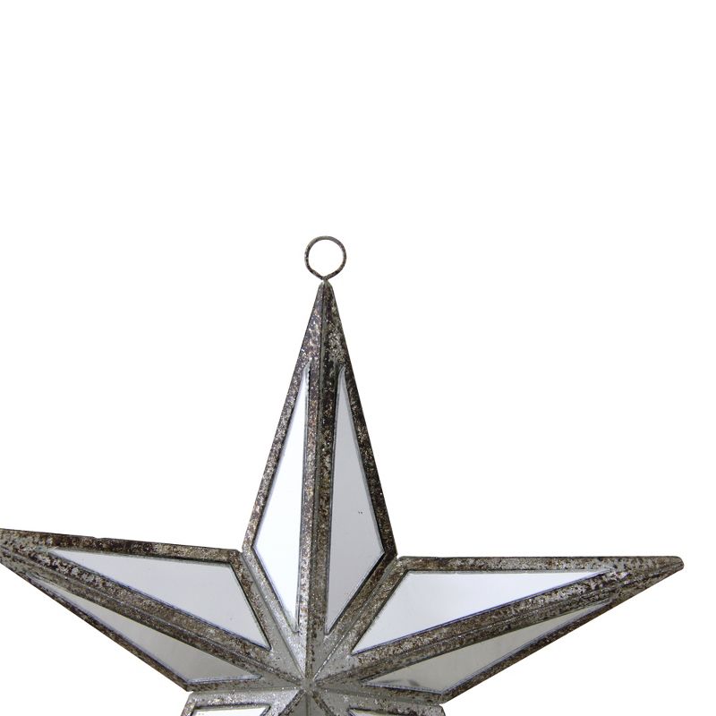 Northlight 5.75" Mirrored Five Point Star Christmas Ornament - Gray, 2 of 5