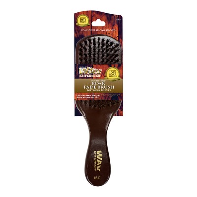 WavEnforcer Double Sided Fade Hair Brush - Wood