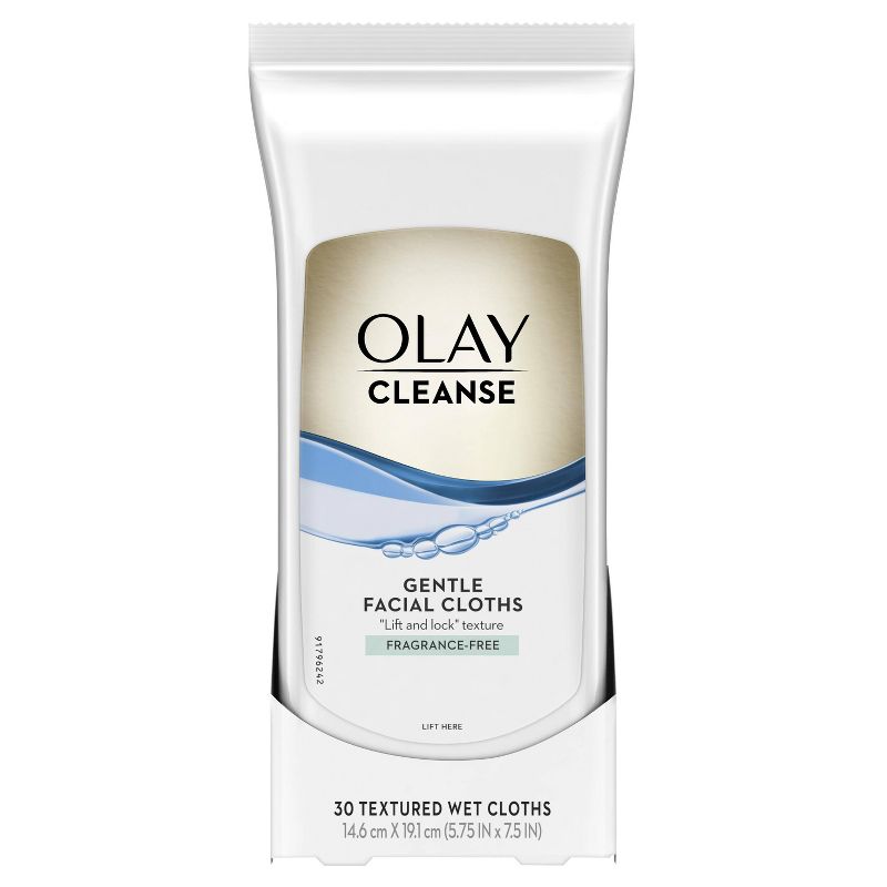 Olay Gentle Clean Wet Cleansing Cloths - Unscented - 30ct, 1 of 6