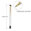 Unique Bargains Business Office Metal Smooth Writing Black Ink Ballpoint Pens 3 Pcs - 2 of 4