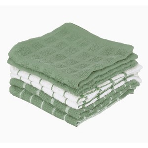 John Ritzenthaler Co. Terry Check Kitchen Towel  6-Pack - 1 of 4