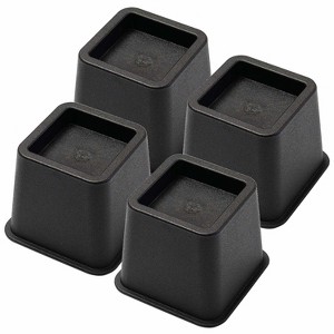 Aoibox Heavy Duty 3 Inch Bed Risers Set of 4 Square Furniture Lifts for Couch Chair Desk Sofa Bunk Bedpost Storage - 1 of 4