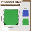Unique Bargains Fitness Sports Travel Lightweight Drawstring Backpacks 4 Pcs - 2 of 4