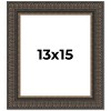 PosterPalooza | Museum Brown Picture Frame - UV Acrylic, Foam Board Backing, Hanging Hardware - 2 of 4
