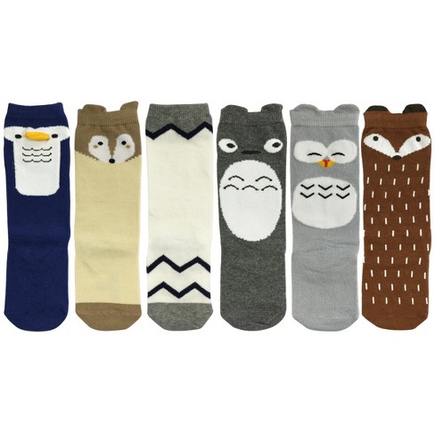 Wrapables My Best Buddy Socks for Baby (Set of 6), Arctic Buddies (1-3) - image 1 of 4