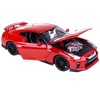 2017 Nissan GT-R R35 Red 1/24 Diecast Car Model by BBurago - 2 of 3