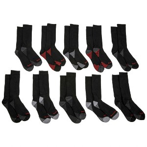 Adult Budweiser Logos Athletic Crew Socks 10-Pair Multipack - 1 of 4