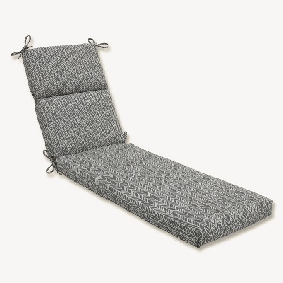 Herringbone Outdoor/Indoor Chaise Lounge Cushion - Pillow Perfect