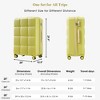 3 PCS Expandable ABS Hard Shell Luggage Set with Cup Holder, Spinner Wheels and TSA Lock,  20" with USB Port 4Q - ModernLuxe - 2 of 4