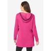 Woman Within Plus Size V-Neck Hoodie Sweatshirt - 3 of 4