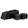 CAVINAS Faux Leather Storage Ottoman Bench with 2 Flip Over Serving Trays,Upholstered Storage Ottoman,Storage Benches for Living Room,Bedroom - 2 of 4