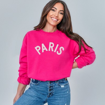 Simply Sage Market Embroidered Paris Arched Sweatshirt