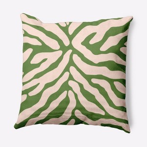 16"x16" Animal Striped Square Throw Pillow - e by design - 1 of 4