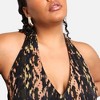 Rebdolls Women's Indie Abstract Print Halter Maxi Bodycon Dress - 2 of 3