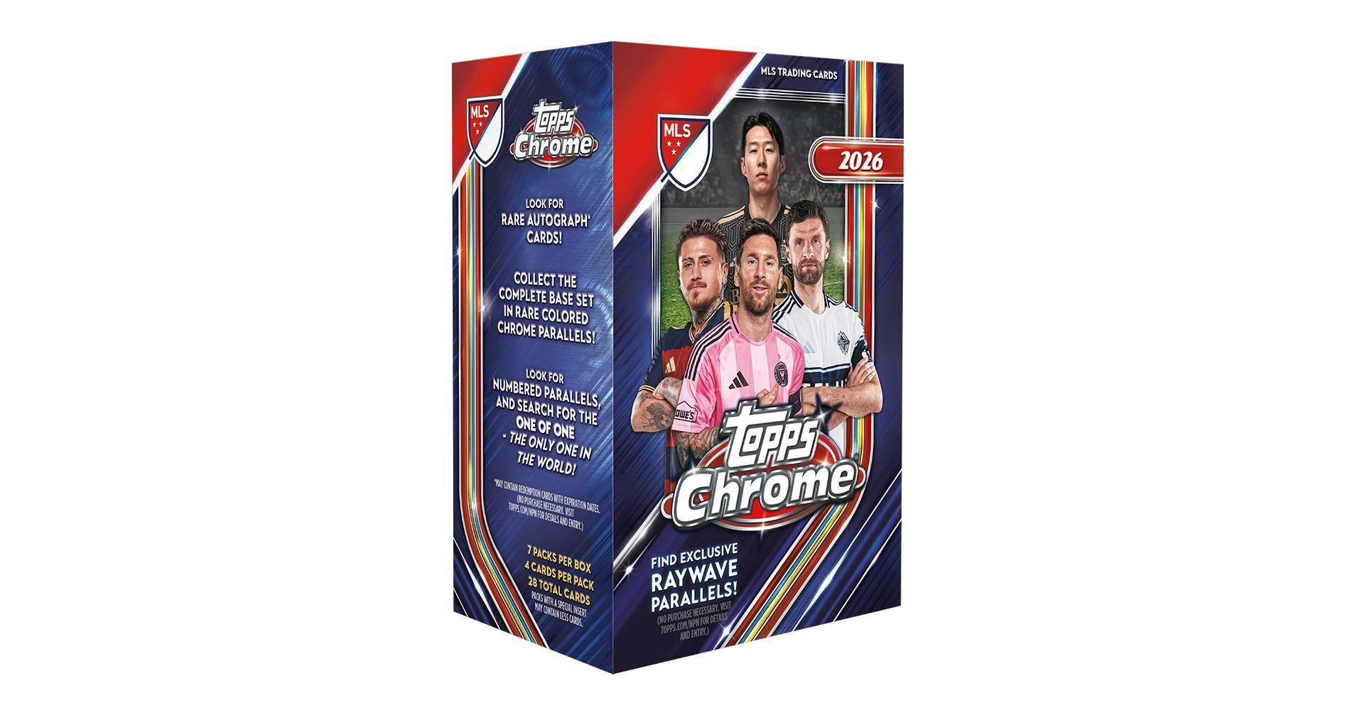 2026 Topps MLS Chrome Soccer Trading Card Value Box