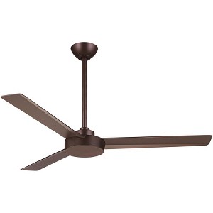 52" Minka Aire Modern Farmhouse 3 Blade Indoor Ceiling Fan Oil Rubbed Bronze for Living Room Kitchen Bedroom Family Dining Home - 1 of 4