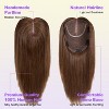 Jessie's Wig Women'S Hairpiece Clip In Human Hair Topper Full Coverage Straight #4 Color 1 Pc/Pack - 2 of 4