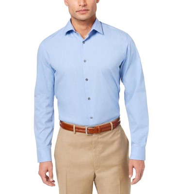 Alfani Mens Stretch Button Up Shirt
